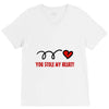 you stole my heart (2) V-Neck Tee