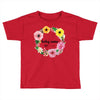 Floral Baby Name Toddler T-shirt