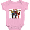 star spangled hammered Baby Onesie