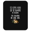 ice cream or a felony Mousepad