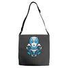samurai blue ranger Adjustable Strap Totes