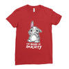 bunny anxiety Ladies Fitted T-Shirt