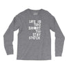 life is too short to stay stock Long Sleeve Shirts