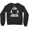 penguin chillax funny new Crewneck Sweatshirt