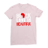 black love is beautiful Ladies Fitted T-Shirt