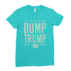 dump trump Ladies Fitted T-Shirt