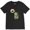 zombie cat V-Neck Tee