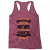 Super Cool Mother Of A Freaking Awesome Granddaughter Racerback Tank