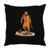 primitive man Throw Pillow