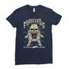 frankenpug Ladies Fitted T-Shirt
