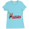 Sherlock Gnomes Ladies Fitted T-Shirt