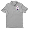 michael myers floral mask Polo Shirt