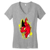 warning Women's V-Neck T-Shirt