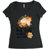 but first pumpkin spice Women's Triblend Scoop T-shirt