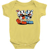 cuphead and mugman Baby Onesie