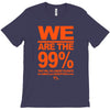 we are the 99% t shirt occupy wall street anti corporate greed black T-Shirt