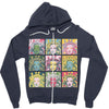 badass hair day Zipper Hoodie