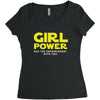 Girl Power May The Empowerment With You Women's Triblend Scoop T-shirt