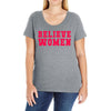believe women Ladies Curvy T-Shirt