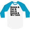real hip hop heads 3/4 Sleeve Shirt