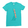 book dinosaurs Ladies Fitted T-Shirt