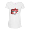 Music Maternity Scoop Neck T-shirt