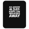 an arrow a day zombie dary Mousepad