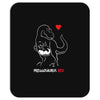 pregnant rex white and red color Mousepad