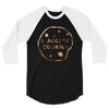 i accept cookies brown 3/4 Sleeve Shirt