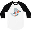 fish color 3/4 Sleeve Shirt