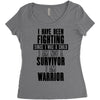 i am warrior Women's Triblend Scoop T-shirt