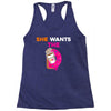 She Wants D - Dunkin Donuts Racerback Tank