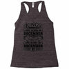 Real Kings Are Born On December 1 Racerback Tank