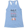 red head unicorn Racerback Tank