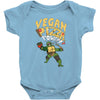 vegan pizza power Baby Bodysuit