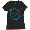 save the narwhales Ladies Fitted T-Shirt