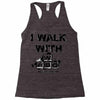 i walk with wasd Racerback Tank