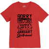 This Guy Is Taken By A Super Sexy January Girlfriend V-Neck Tee
