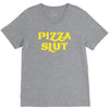 pizza slut funny diet gym workout new V-Neck Tee