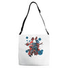 curse of the leaf Adjustable Strap Totes