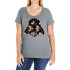 Dart Vader Ladies Curvy T-Shirt