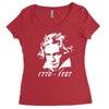 beethoven tribute Women's Triblend Scoop T-shirt