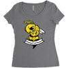mind your own beeswax Women's Triblend Scoop T-shirt