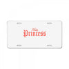 princess License Plate