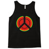 watermelon peace sign Tank Top