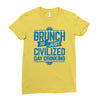 brunch day drinking Ladies Fitted T-Shirt