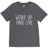 wake up and live V-Neck Tee
