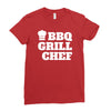 bbq grill chef Ladies Fitted T-Shirt