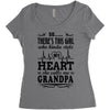 There's This Girl Who Kinda Stole My Heart Grandpa Women's Triblend Scoop T-shirt