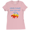 never forget Ladies Fitted T-Shirt